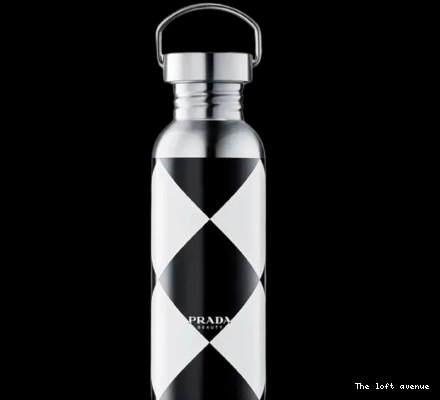 BOTTLE PRADA STAINLESS STEEL CHECKERED 0801